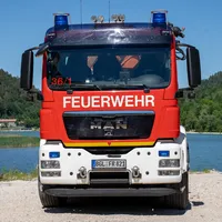 Wechselladerfahrzeug 1 mit Kran